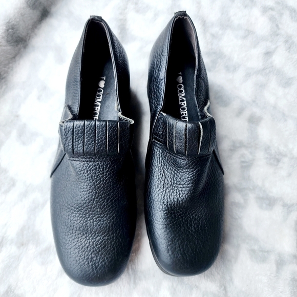 I ♡ Comfort Shoes Hook & Loop Strap Loafer Navy Blue Women's Size 6.5 EUC - Picture 4 of 15